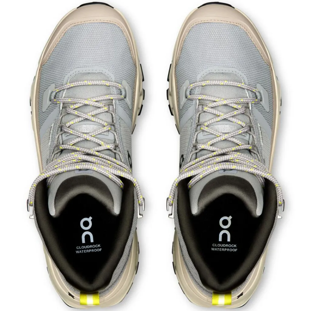 On Cloudrock Mid wandelschoenen dames alloy ice< Wandelen|Wandelschoenen