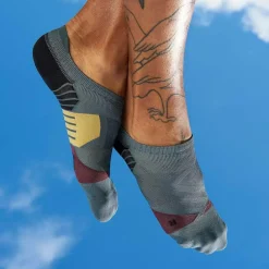 Hardloopkleding-On Low hardloopsokken heren shadow mulberry