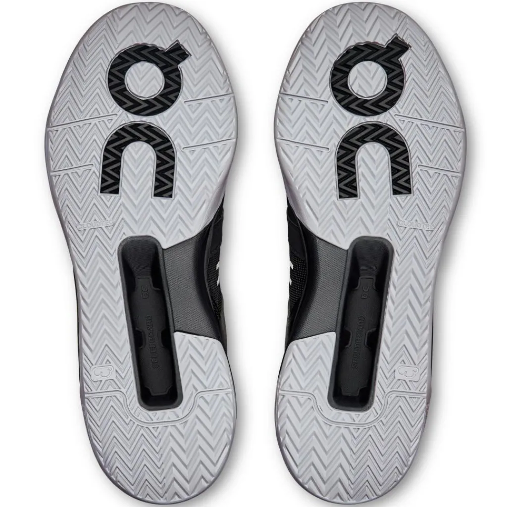 Tennisschoenen-On THE ROGER Clubhouse Pro tennisschoenen heren black glacier