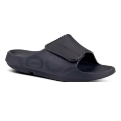 Slippers-OOfos OOahh Sport Flex slippers heren black matte