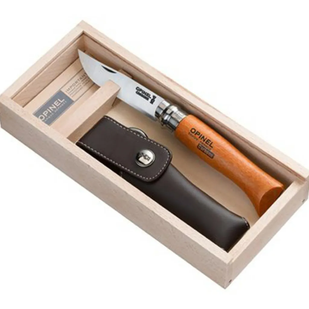 Multitools & Zakmessen-Opinel Geschenkset zakmes nr. 8 192 mm + etui