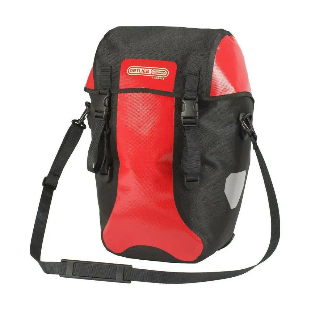 Fietstassen-Ortlieb Bike-Packer 2 x 20 liter fietstas red black