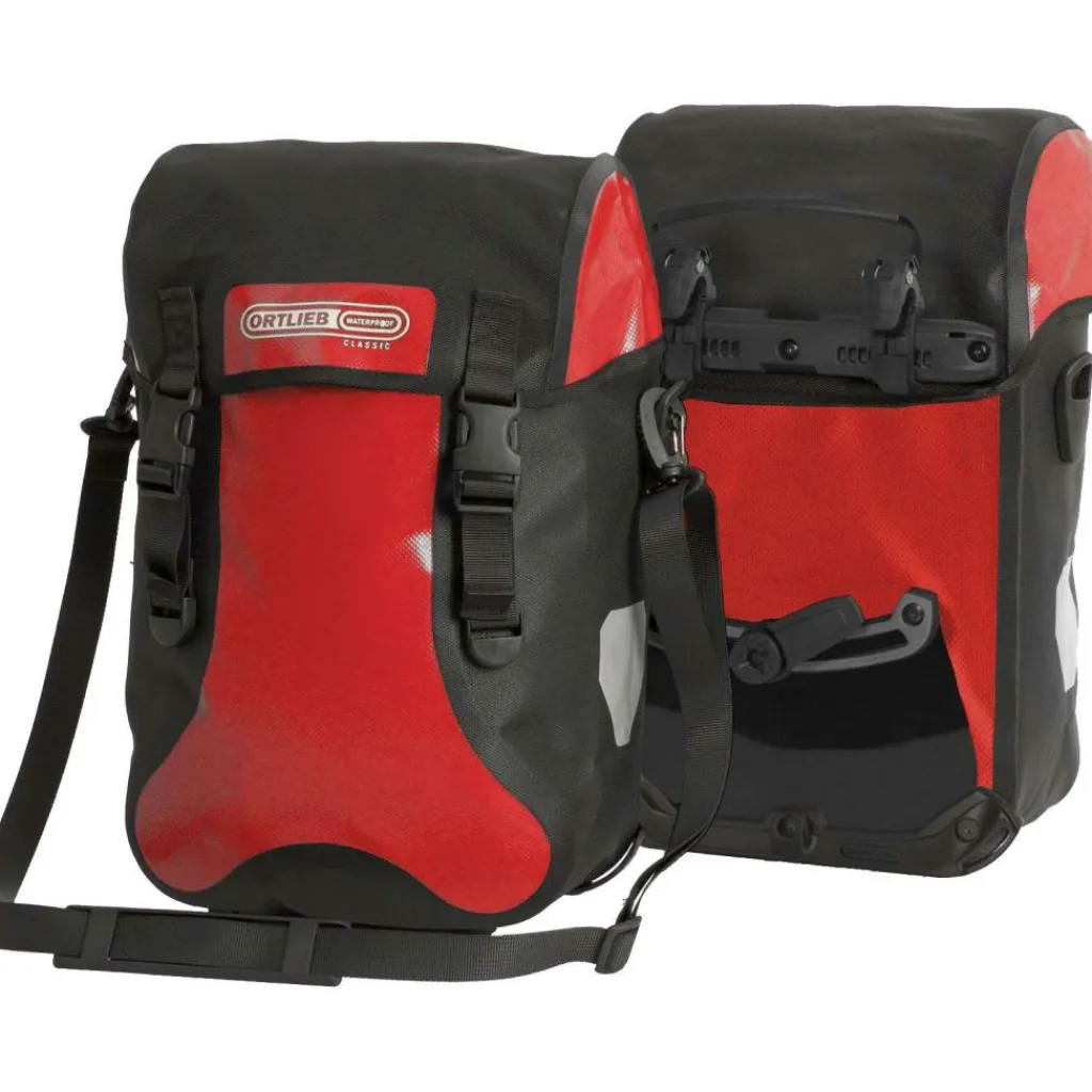 Fietstassen-Ortlieb Sport-Packer 2 x 15 liter fietstas red black