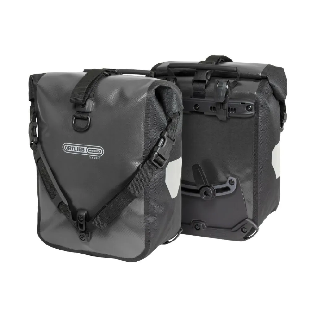 Ortlieb Sport-Roller 2 x 12,5 liter fietstas asphalt black< Fietstassen