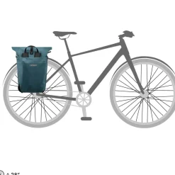 Fietstassen-Ortlieb Vario QL2.1 fietstas 26 liter petrol