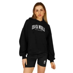Sport Trui-Osaka Cropped hoodie dames black
