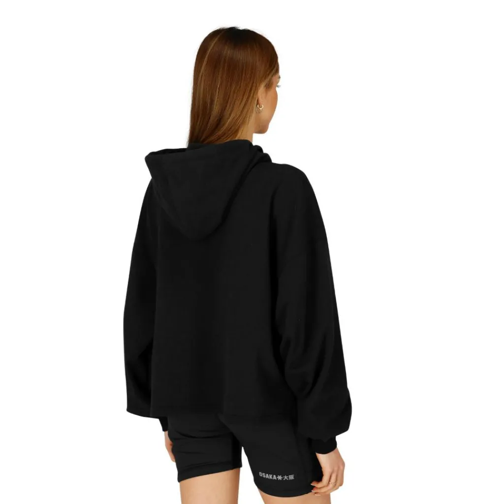 Sport Trui-Osaka Cropped hoodie dames black