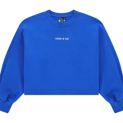 Osaka Cropped sweater dames princess blue< Sport Trui