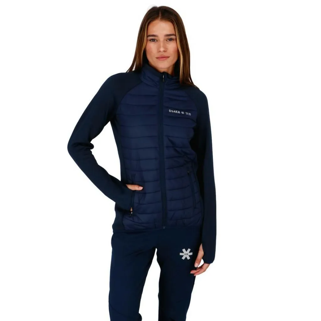 Osaka Hybrid trainingsjack dames navy< Hockeykleding