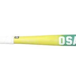 Hockeystick-Osaka Mid Bow GF hockeystick junior blue lime gradient