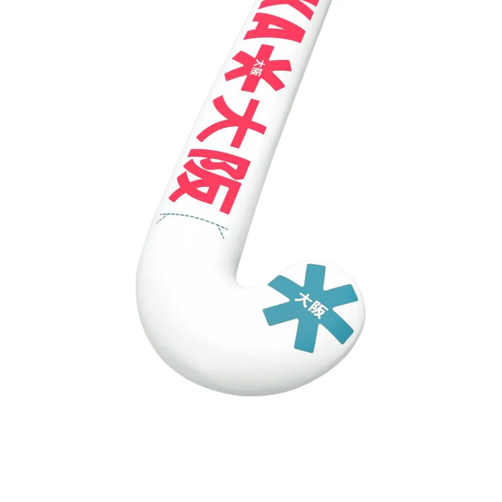 Hockeystick-Osaka Mid Bow WG hockeystick junior raspberry