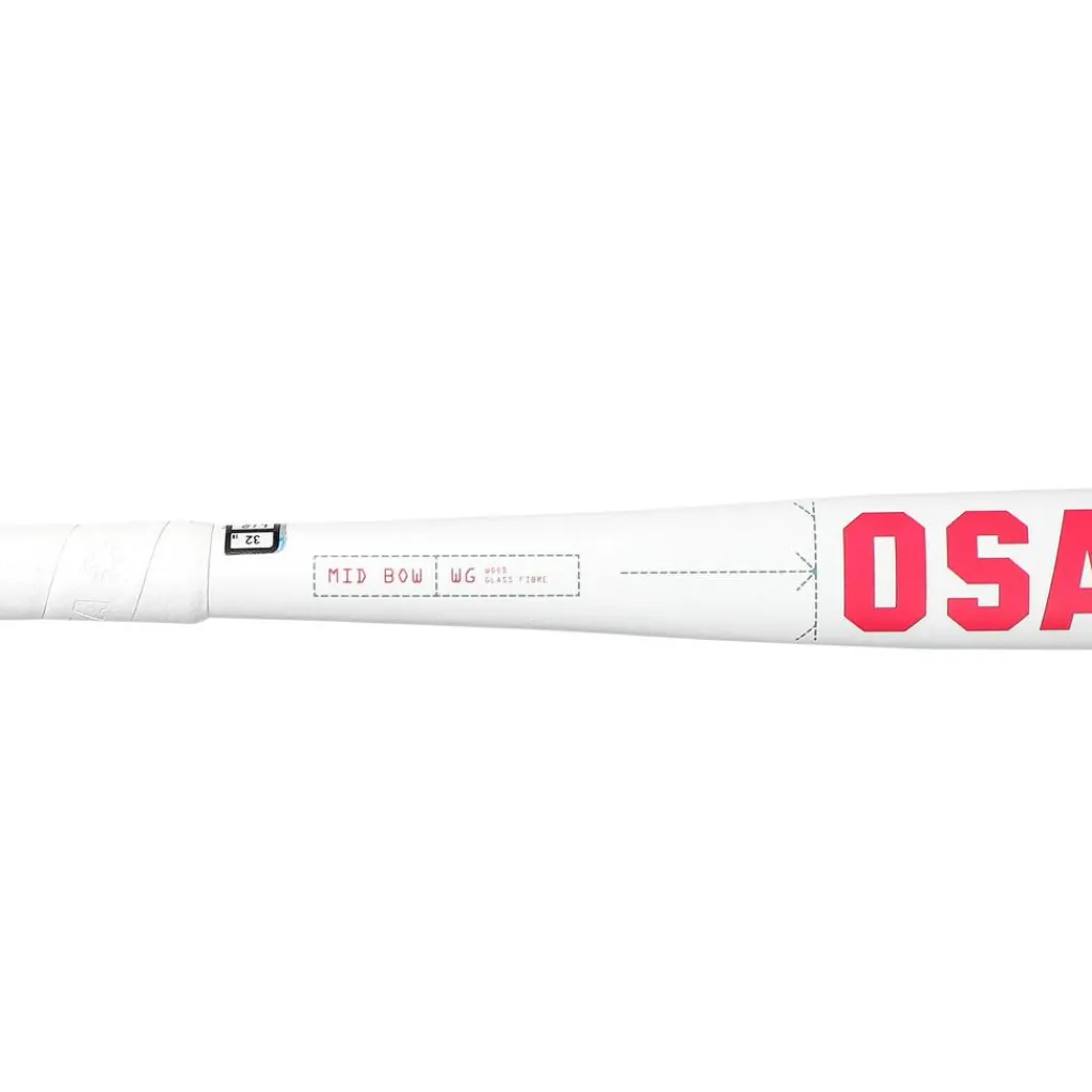 Hockeystick-Osaka Mid Bow WG hockeystick junior raspberry