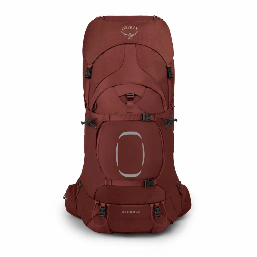 Backpacks-Osprey Aether 65 S/M backpack 65L heren deep acorn red