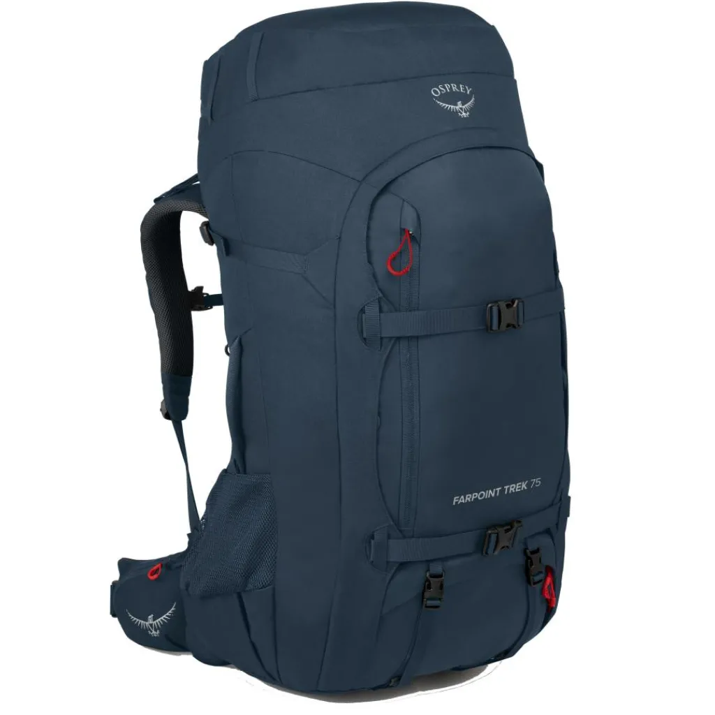 Backpacks-Osprey Farpoint Trek 75L backpack muted space blue