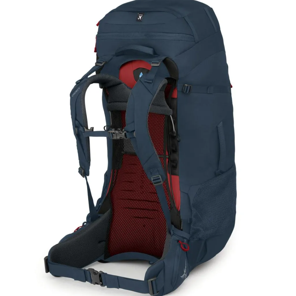 Backpacks-Osprey Farpoint Trek 75L backpack muted space blue