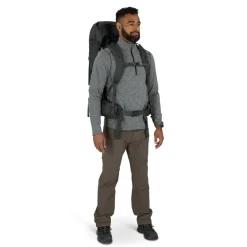 Osprey Rook 50L backpack heren dark charcoal silver  lining< Backpacks
