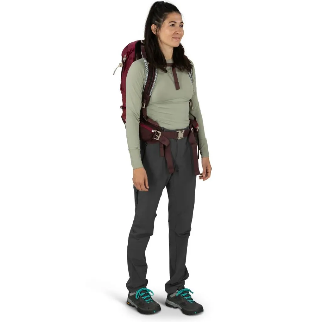 Overige Rugzakken-Osprey Sirrus 24 rugzak 24 liter dames elderberry purple chiru tan