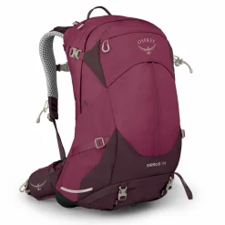 Overige Rugzakken-Osprey Sirrus 34 rugzak 34 liter dames elderberry purple chiru tan