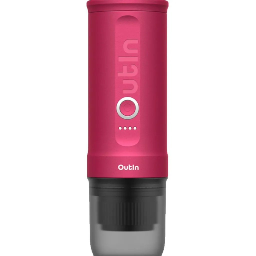 OutIn Nano draagbare espressomachine fuchsia pink< Keukenapparaten