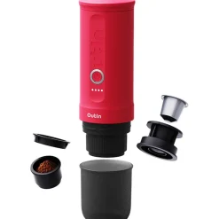 OutIn Nano draagbare espressomachine fuchsia pink< Keukenapparaten