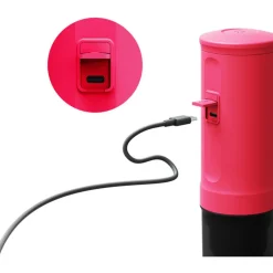 OutIn Nano draagbare espressomachine fuchsia pink< Keukenapparaten