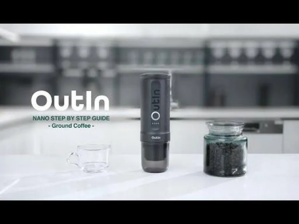 OutIn Nano draagbare espressomachine fuchsia pink< Keukenapparaten