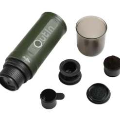 Keukenapparaten-OutIn Nano draagbare espressomachine forest green