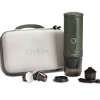 Keukenapparaten-OutIn Traveler Gift Set draagbare espressomachine forest green