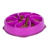 Hondenartikelen-Outward Hound  Fun Feeder Slo Bowl Mini voerbak paars