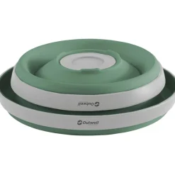 Schalen-Outwell Collaps opvouwbare schalenset 3,5 - 2 - 1,5 liter shadow green