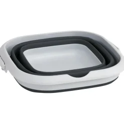 Outwell Collaps opvouwbare emmer vierkant met deksel 9 liter navy night< Emmers & Bakken