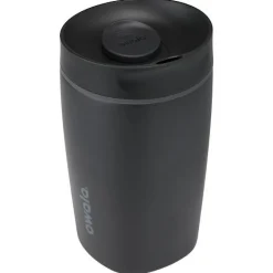 Drinkflessen-Owala SmoothSip Slider thermosbeker 355 ml very very dark