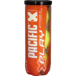 Tennisballen-Pacific X Play Stage 2 tennisballen 3-pack oranje groen