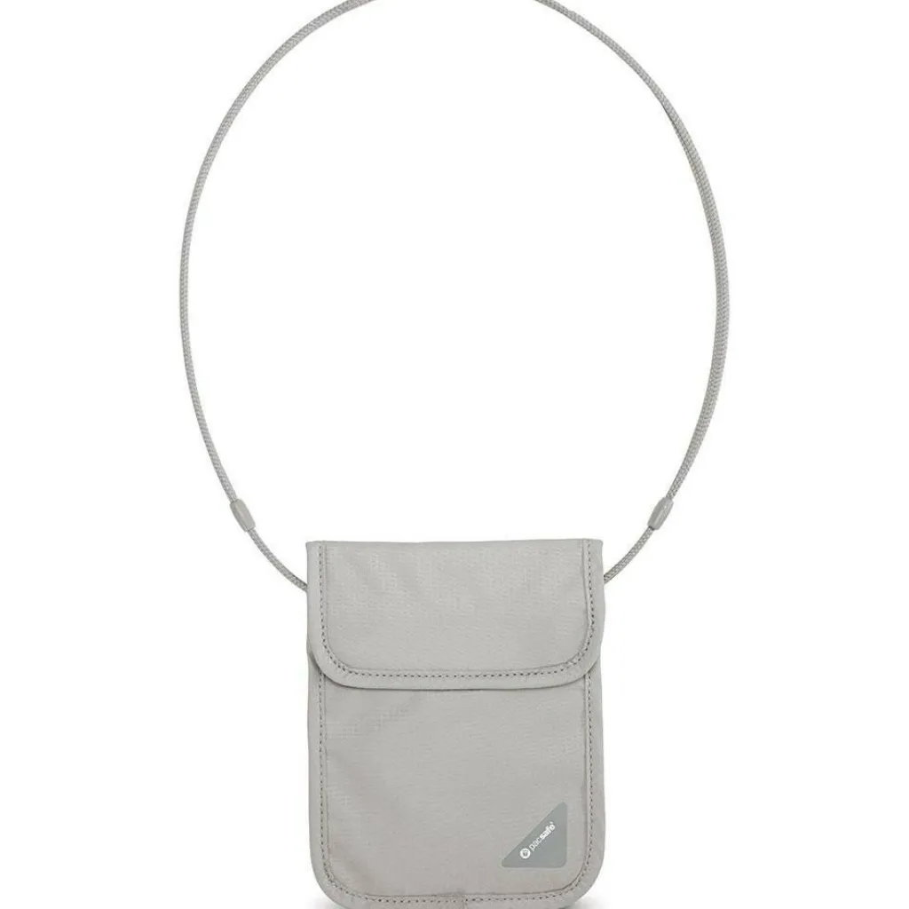 Moneybelts & Documententasjes-PacSafe Coversafe X75 neck wallet grey