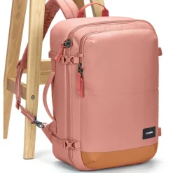 Overige Rugzakken-PacSafe GO Anti Theft Carry On rugzak 34 liter rose