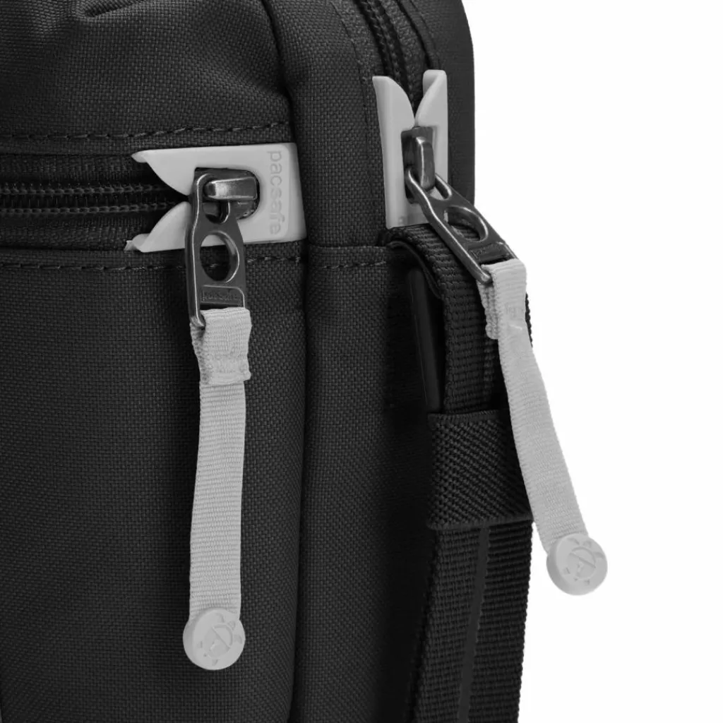 Schoudertassen-PacSafe GO Micro Crossbody schoudertas jet black