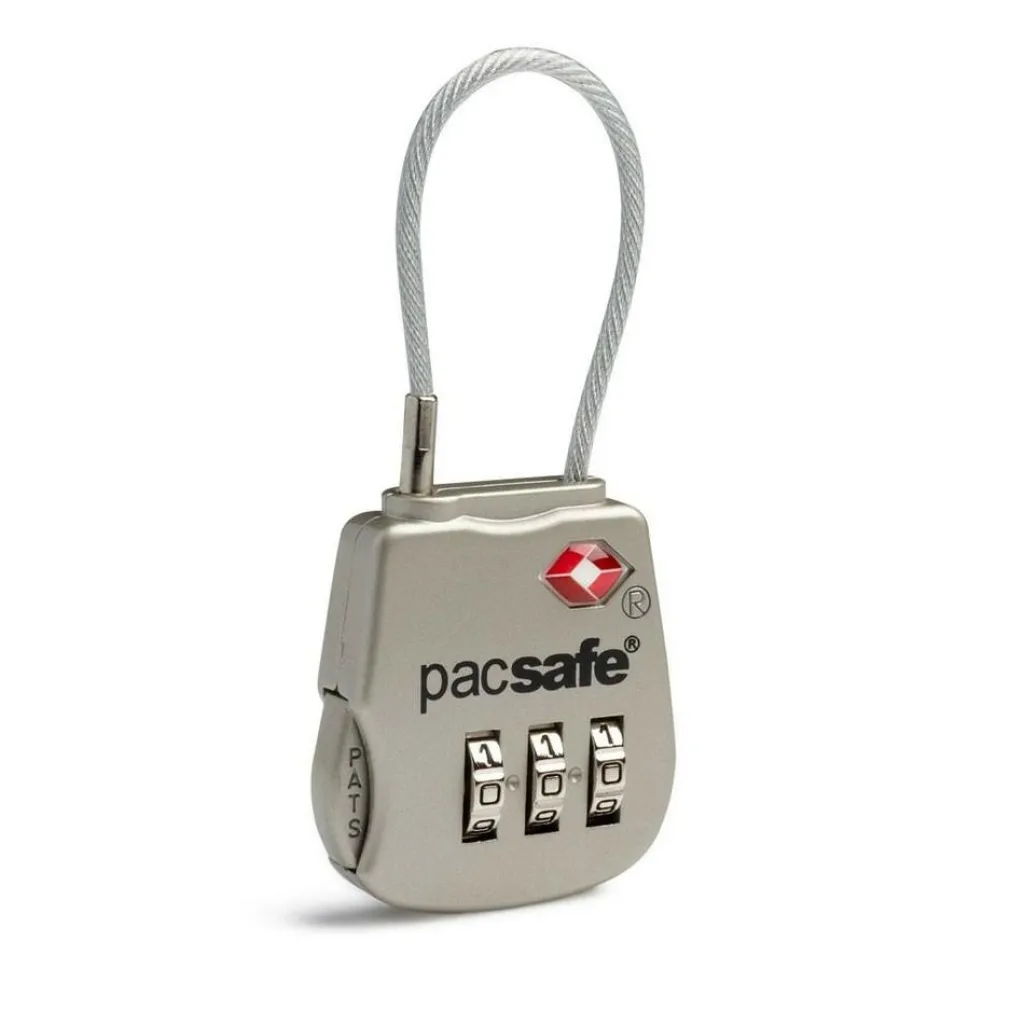 Koffer Accessoires|Fietsartikelen-PacSafe Prosafe 800 TSA slot