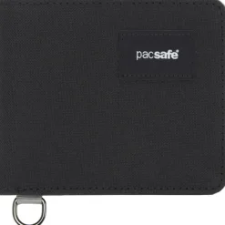 Moneybelts & Documententasjes-PacSafe RFIDsafe Bifold portemonnee jet black