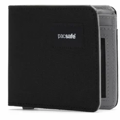 Moneybelts & Documententasjes-PacSafe RFIDsafe Bifold portemonnee jet black