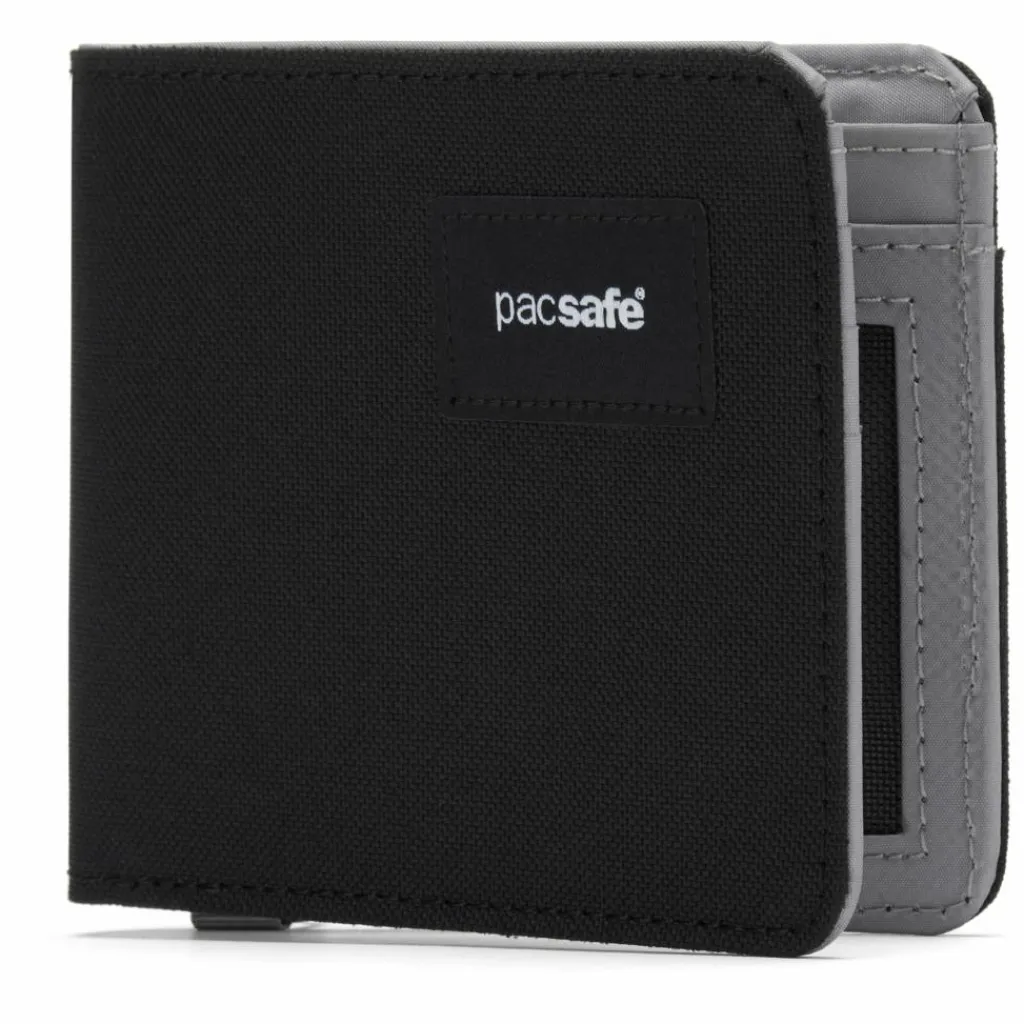 Moneybelts & Documententasjes-PacSafe RFIDsafe Bifold portemonnee jet black