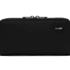 Moneybelts & Documententasjes-PacSafe RFIDsafe Continental portemonnee jet black