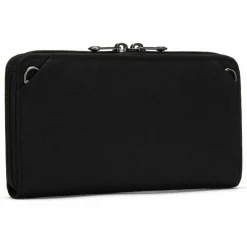 Moneybelts & Documententasjes-PacSafe RFIDsafe Continental portemonnee jet black