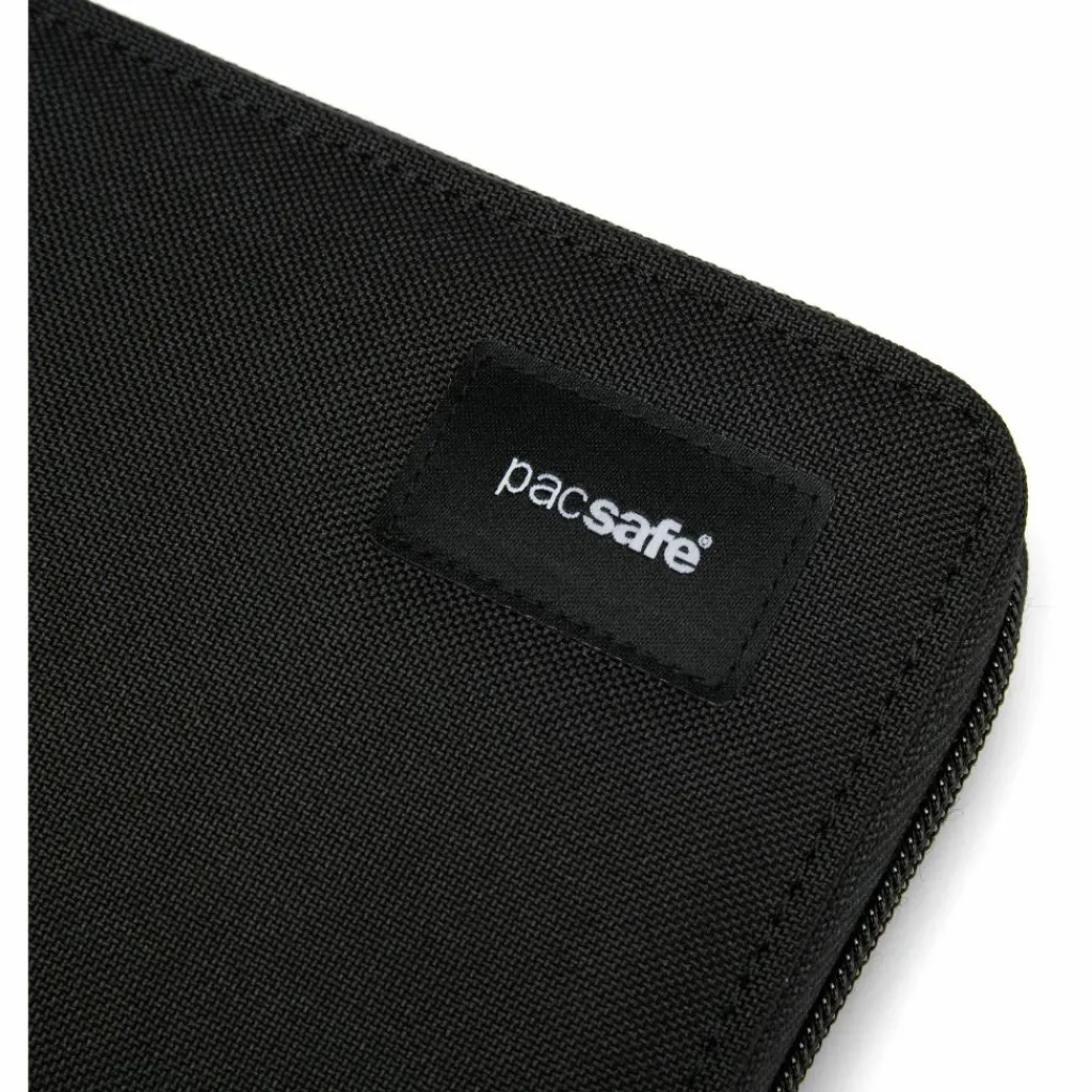 Moneybelts & Documententasjes-PacSafe RFIDsafe Continental portemonnee jet black