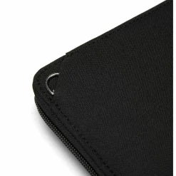 Moneybelts & Documententasjes-PacSafe RFIDsafe Continental portemonnee jet black