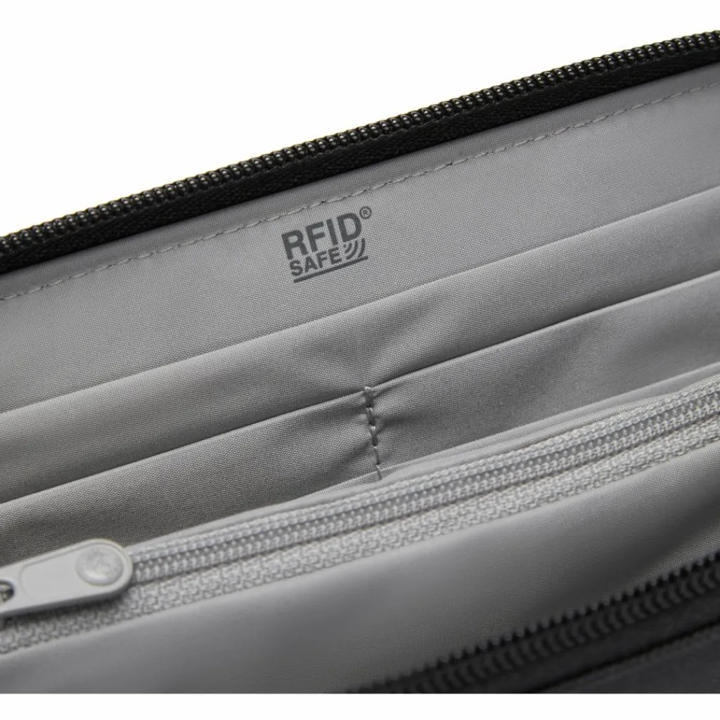 Moneybelts & Documententasjes-PacSafe RFIDsafe Continental portemonnee jet black