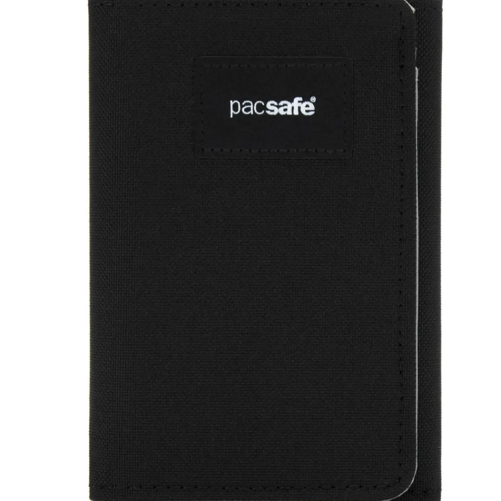 Moneybelts & Documententasjes-PacSafe RFIDsafe Trifold portemonnee jet black