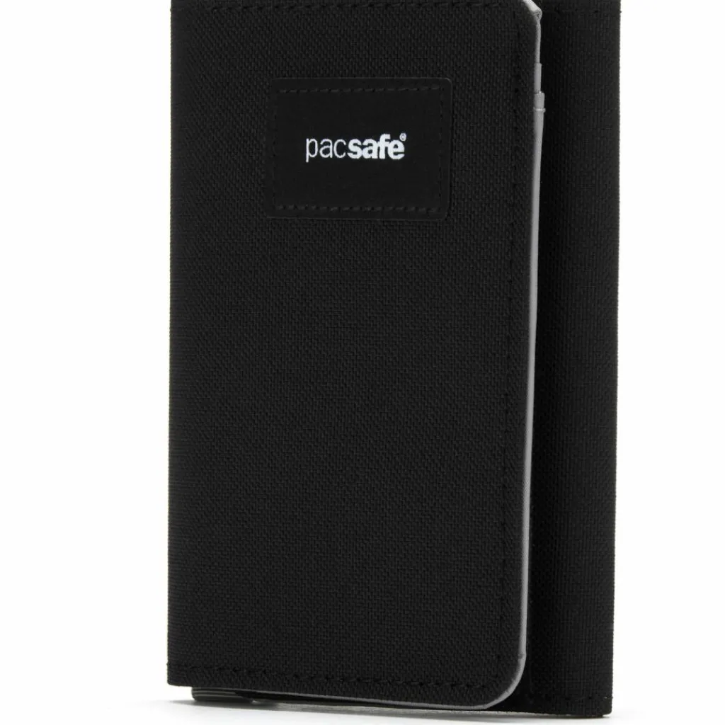 Moneybelts & Documententasjes-PacSafe RFIDsafe Trifold portemonnee jet black