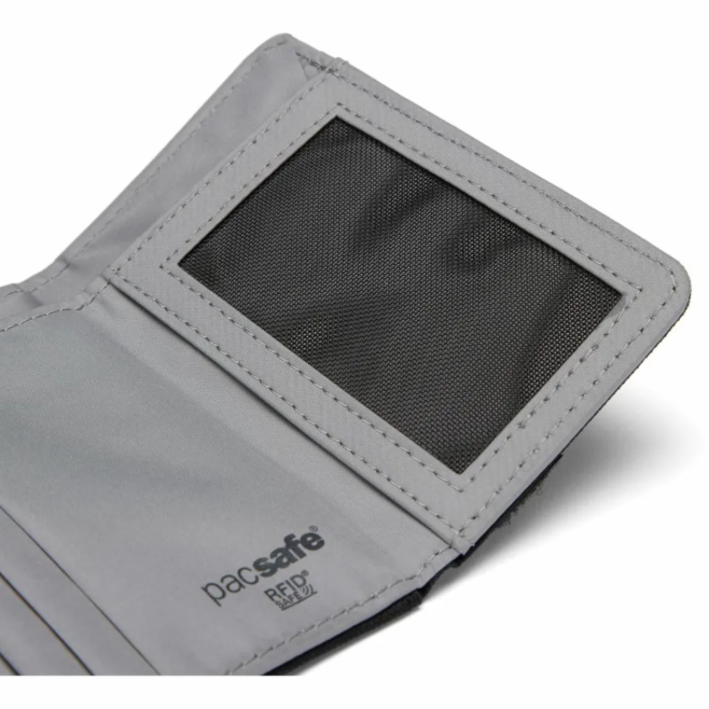 Moneybelts & Documententasjes-PacSafe RFIDsafe Trifold portemonnee jet black