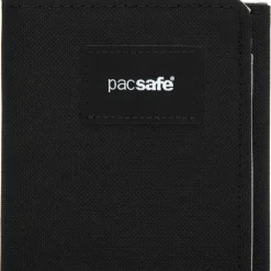 Moneybelts & Documententasjes-PacSafe RFIDsafe Trifold portemonnee jet black