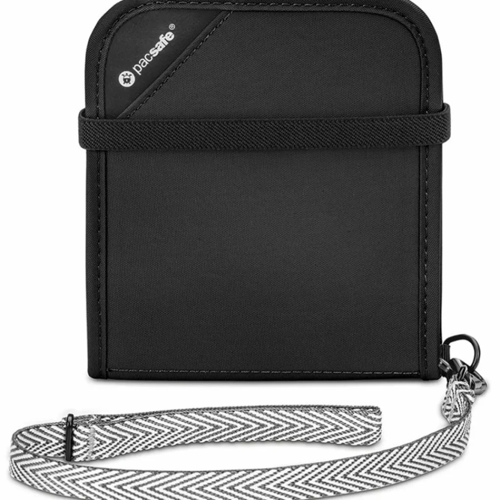 PacSafe RFIDsafe V100 Bifold portemonnee black< Moneybelts & Documententasjes